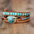 Elara Bracelet - Calming Turquoise Energy Wrap