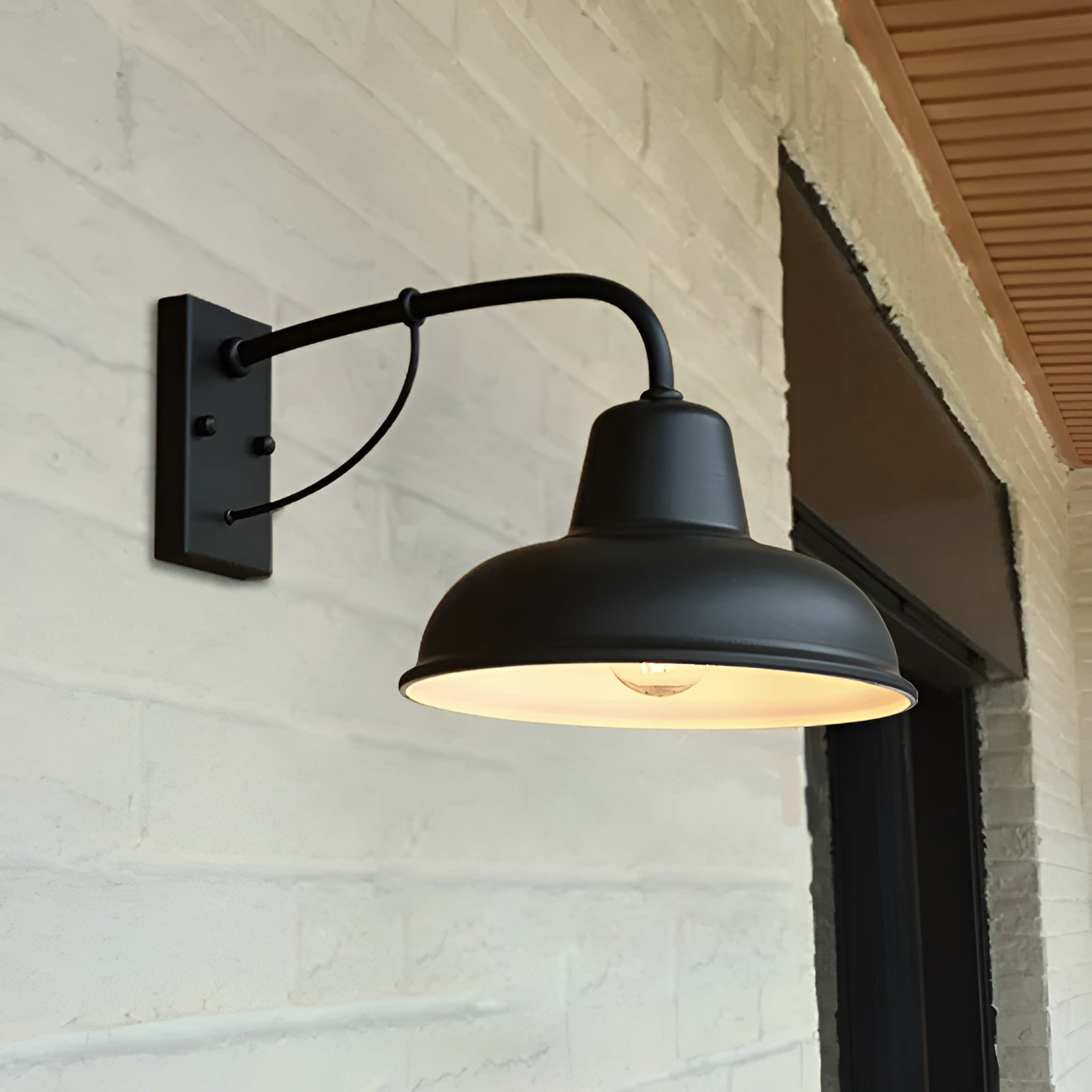 Vintage Barn Wall Lamp - Industrial Vintage Wall Lamp for Atmospheric Lighting