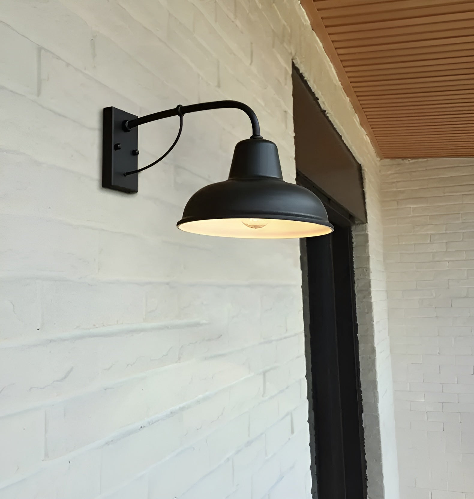 Vintage Barn Wall Lamp - Industrial Vintage Wall Lamp for Atmospheric Lighting