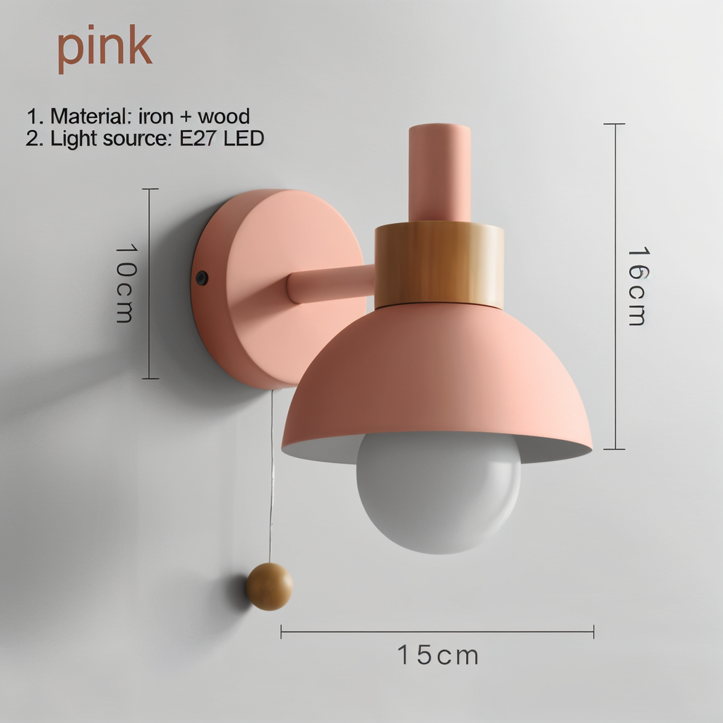Modern Macaron Wall Lamp - Elegant Lighting for Any Space