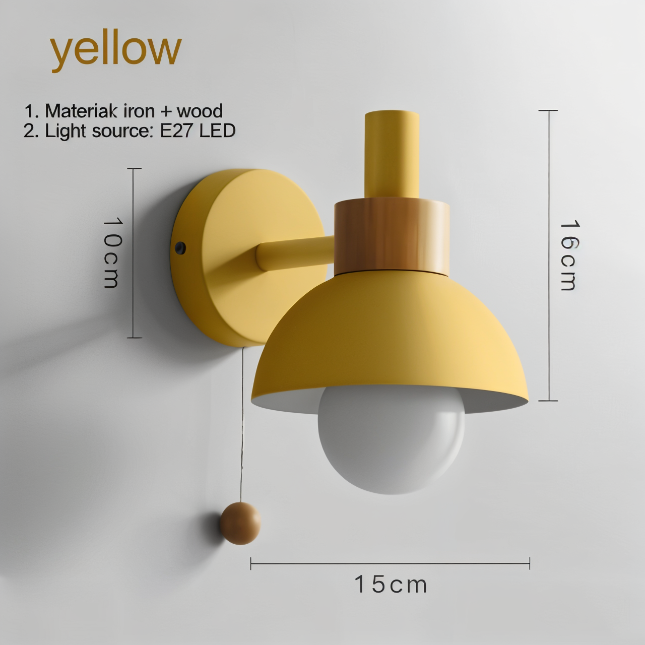 Modern Macaron Wall Lamp - Elegant Lighting for Any Space