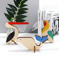 WildGlow – Wooden Table Lamp Whiteh Animal Pattern