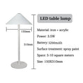 Elegant Cordless Desk Lamp with Adjustable Lighting and Luxurious Design