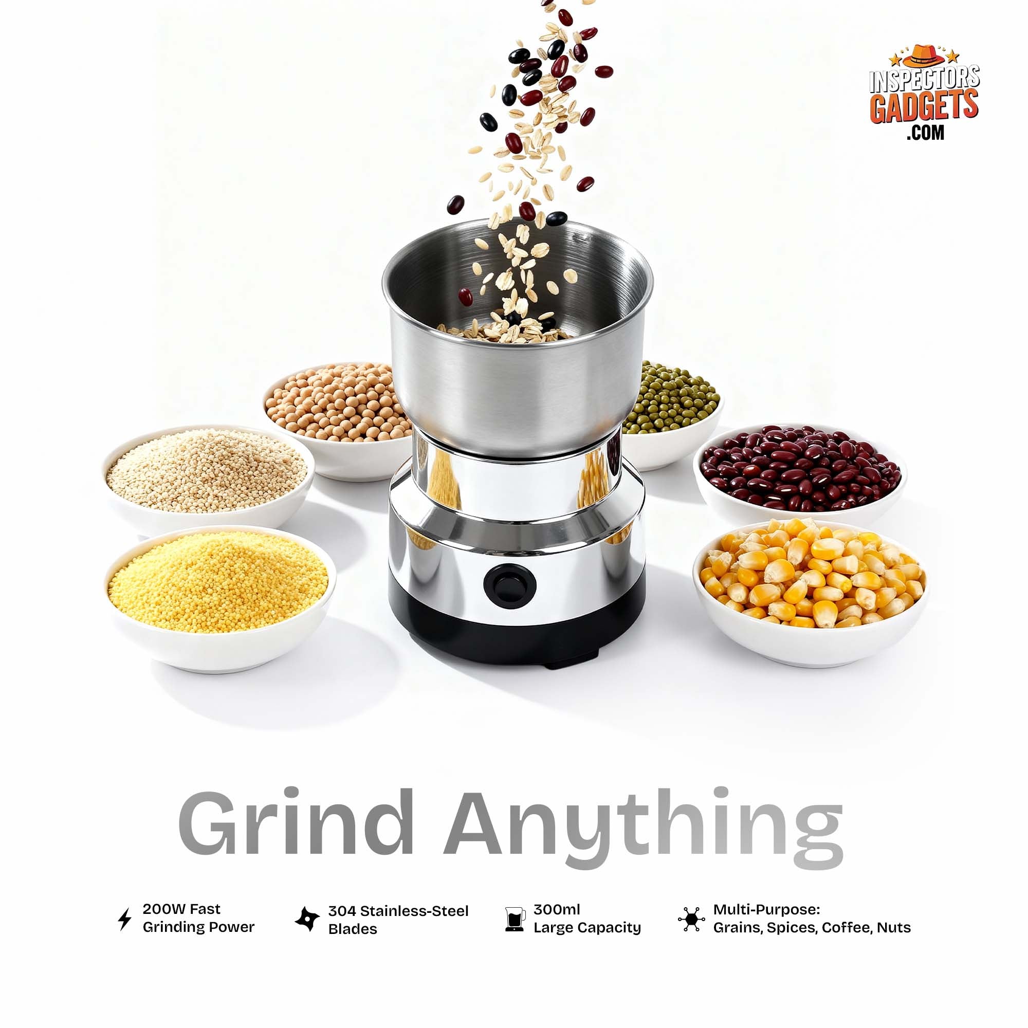 GrindMaster – Portable Multifunctional Kitchen Grinder