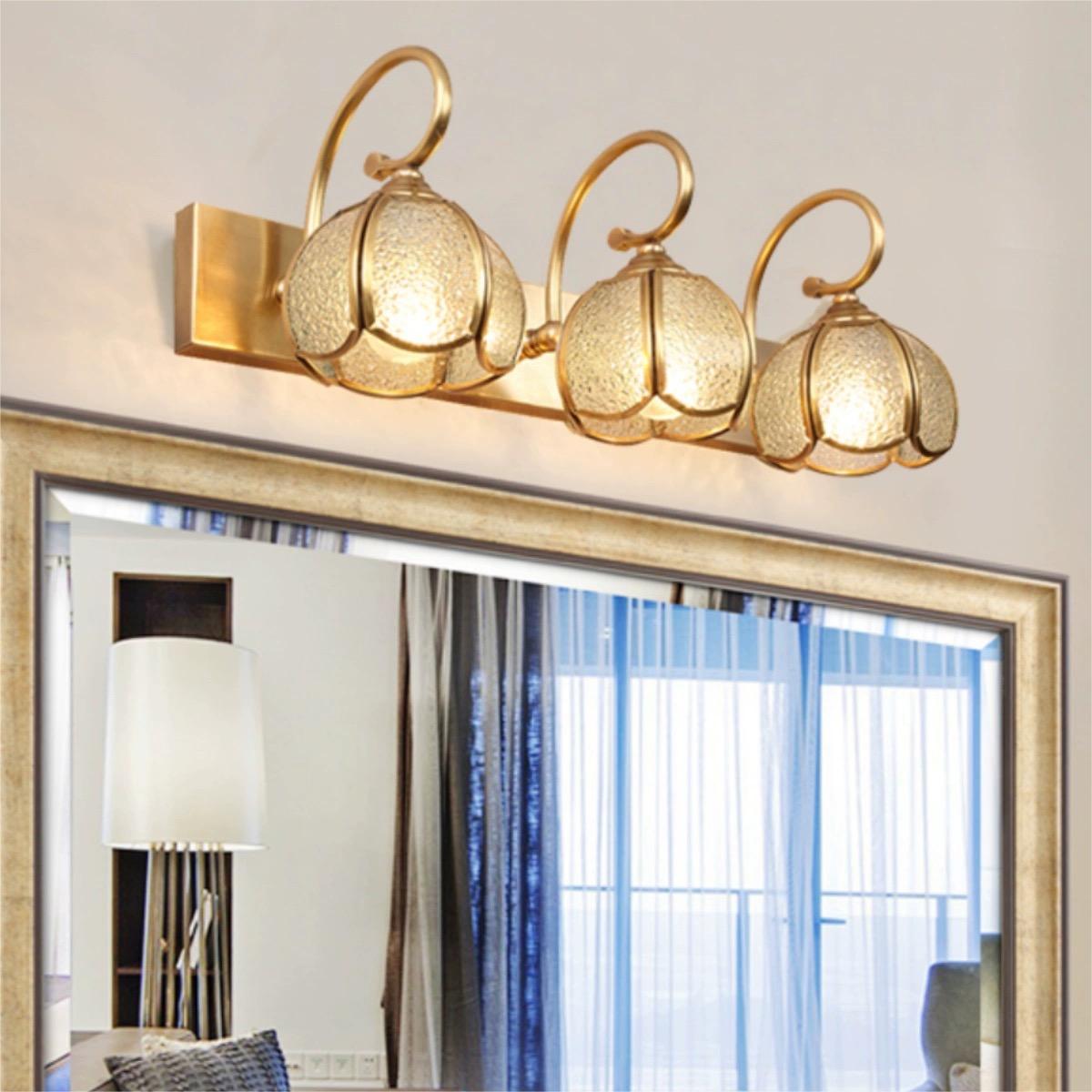 Luminous Elegance – Stylish Multi-Head Bathroom Wall Lamp
