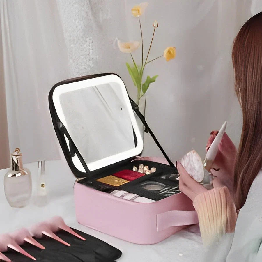 MirrorGlam - Make-up Bag with Mirror