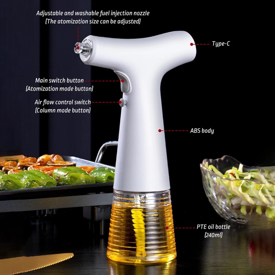 DuoSpray - Luxury 2-in-1 Oil Dispenser for Cooking