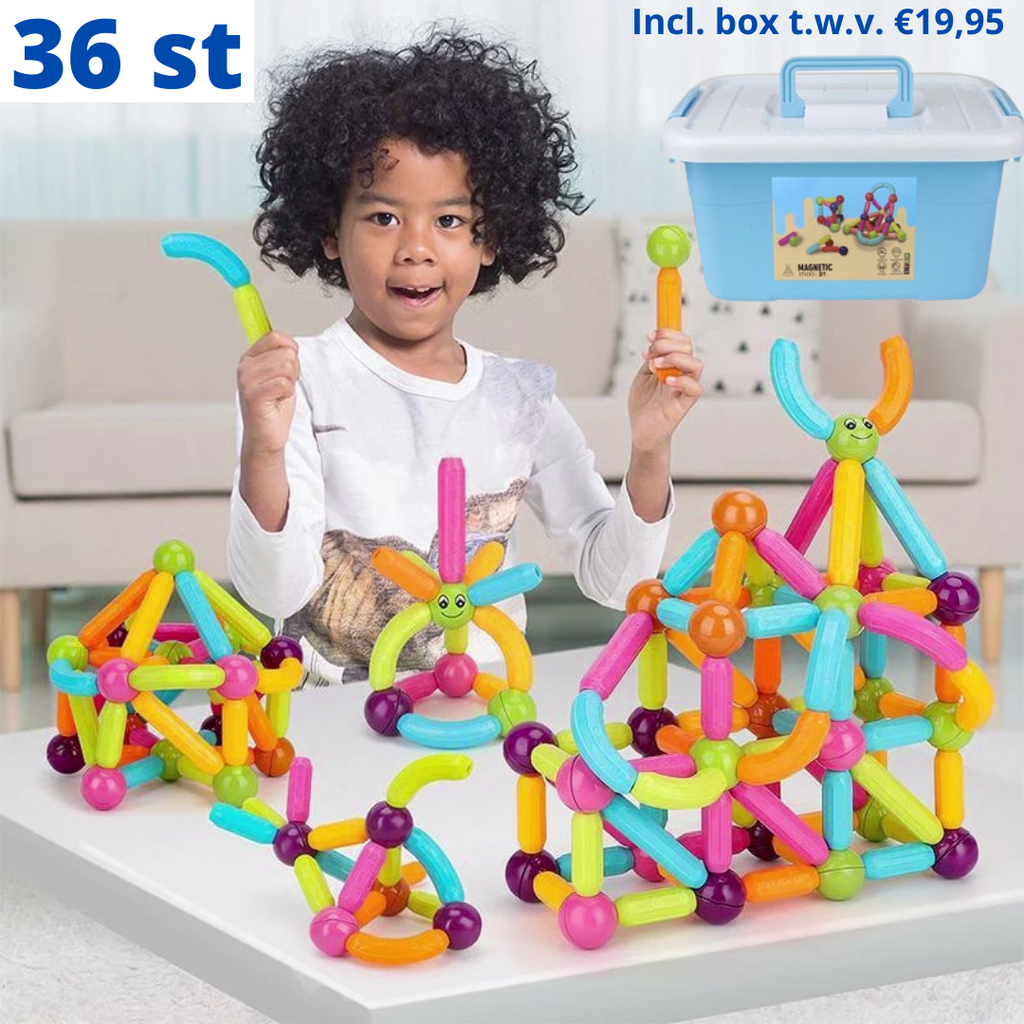 MagicBlocks Toy – Creative Magnetic Toy with Storage Box