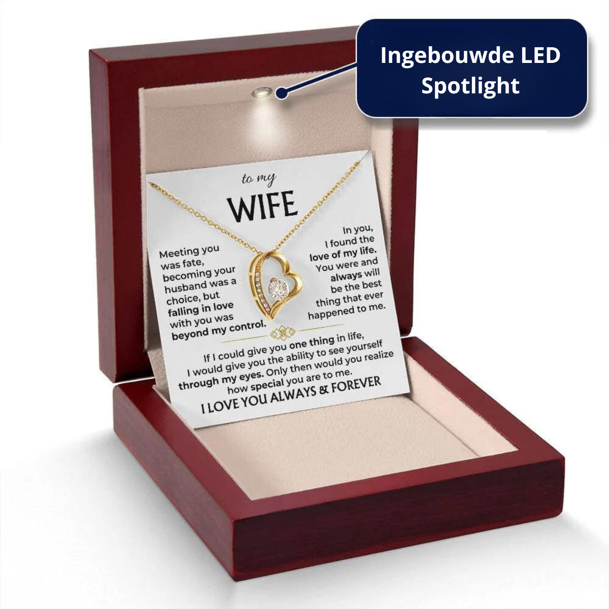 Diamond Love - A loving necklace for your beloved wife