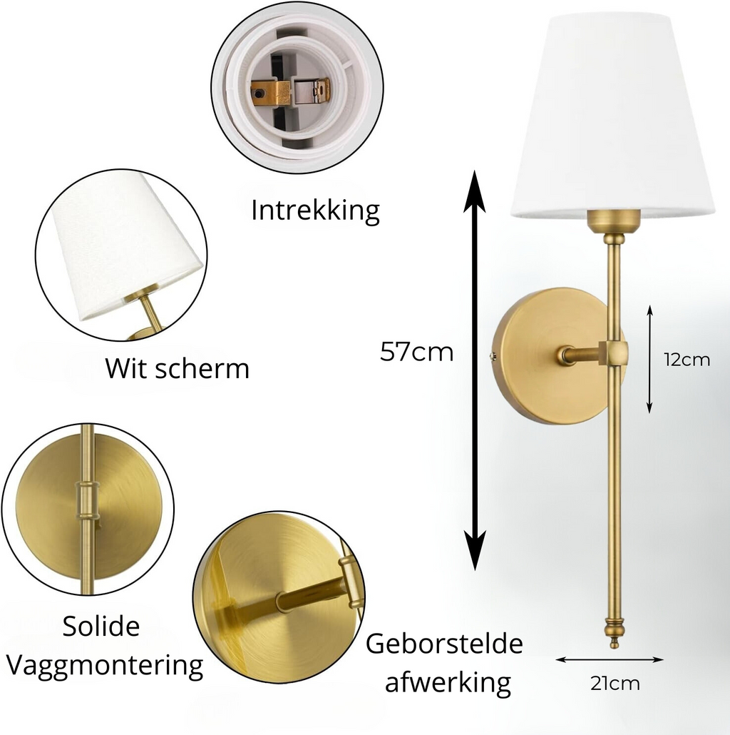 NovaGlow™ - Luxury Cordless Wall Lamp