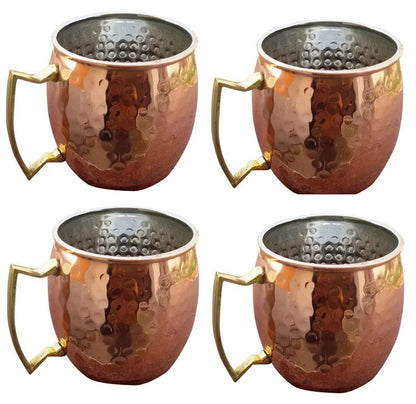 ChillCopper – Set of Hammered Copper Mugs