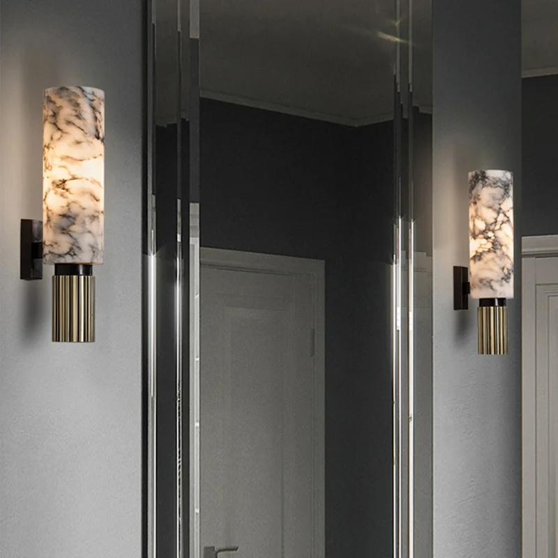Stylish Marble Wall Lamp - For a Luxurious and Atmospheric Interior