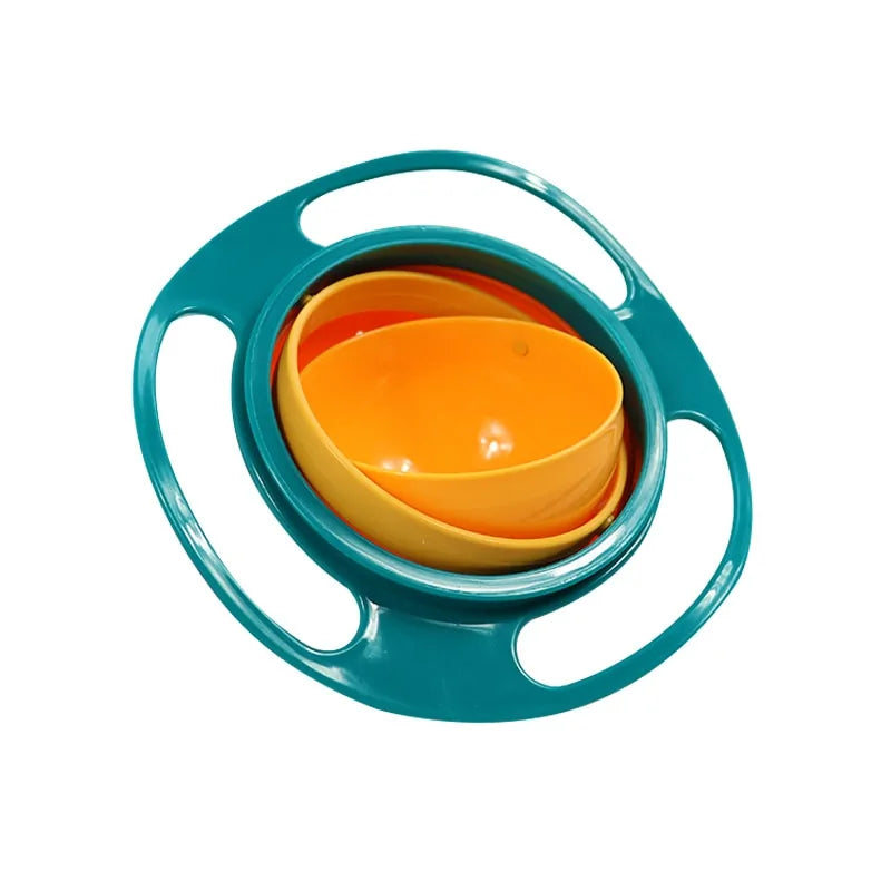 SpinMaster - Tiltable Spill-Proof Gyro Bowl for Snacks