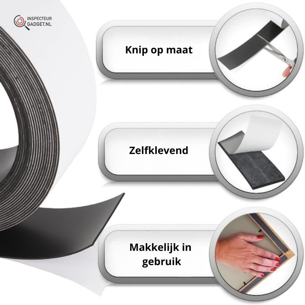 MagneTape™ Magnetic Tape - Double-Sided & Reusable