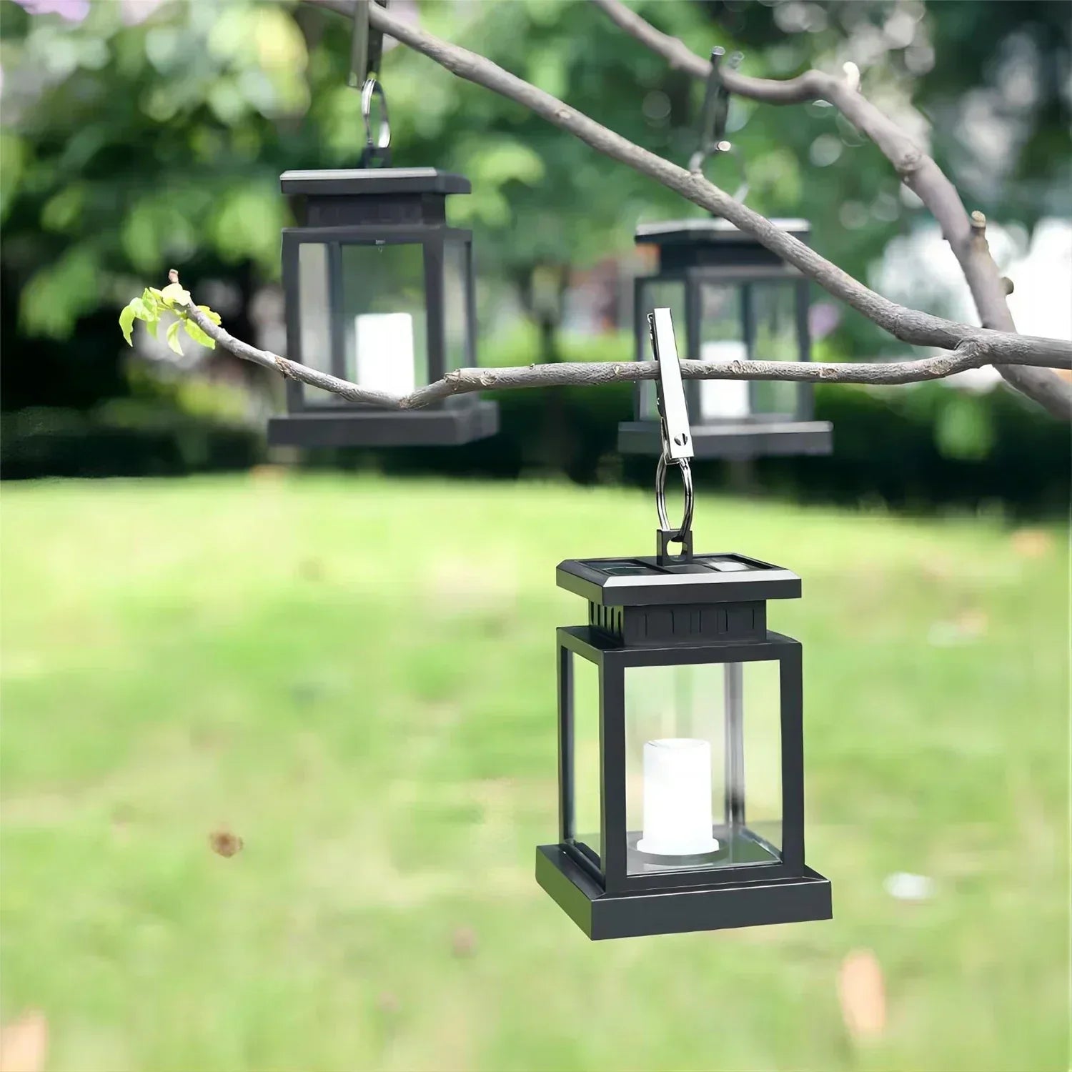 FloralGlow Garden Lamp - Elegant Garden Lantern for Outdoor Ambiance