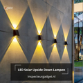 Wireless LED Solar Upside Down Lamps - Create the perfect ambiance in your garden!