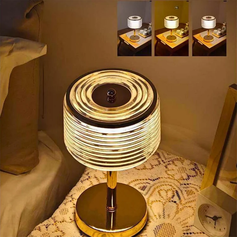 GlowRing Light - Modern Ring-Shaped LED Table Lamp