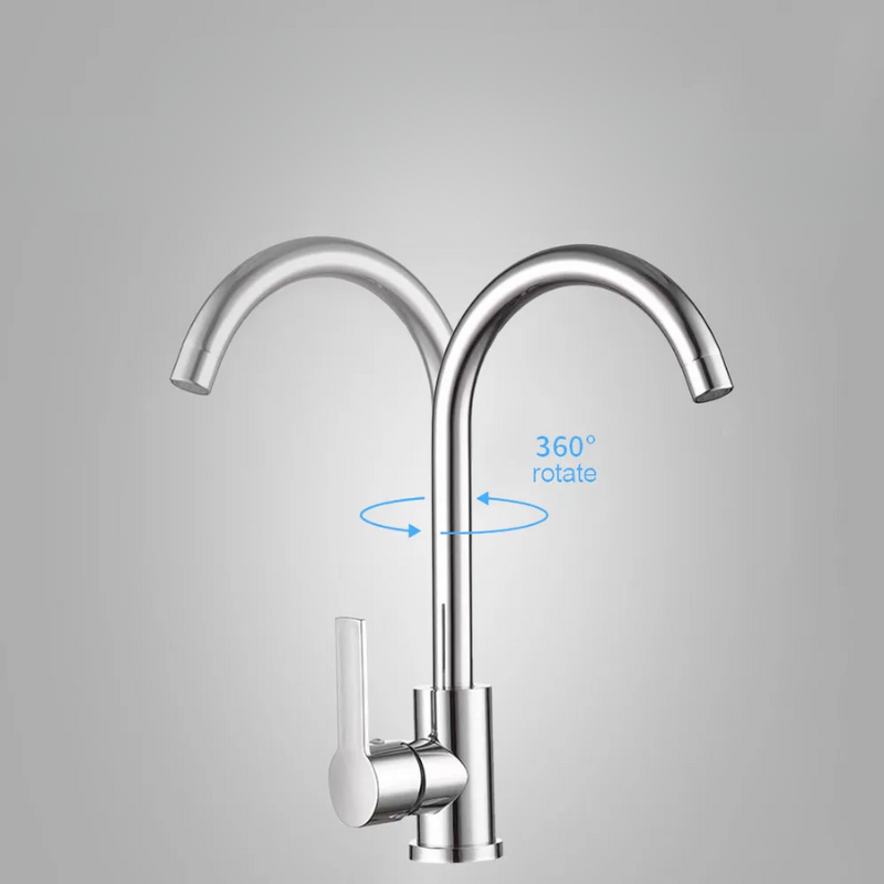 AquaShine Kitchen Faucet - Luxury Chrome Kitchen Mixer Tap