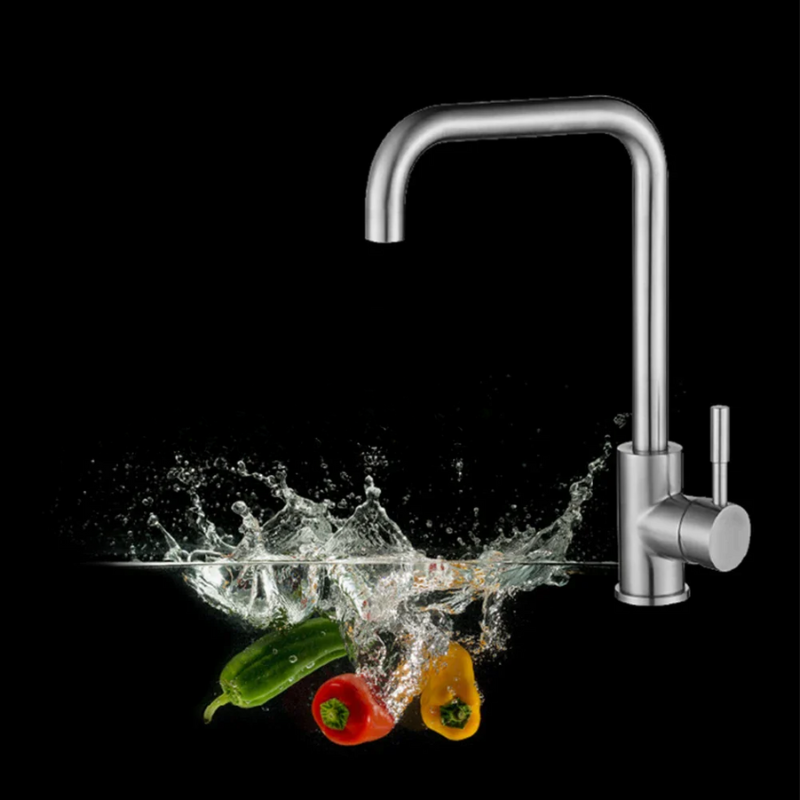 StainlessMix Faucet - Modern Stainless Steel Kitchen Faucet