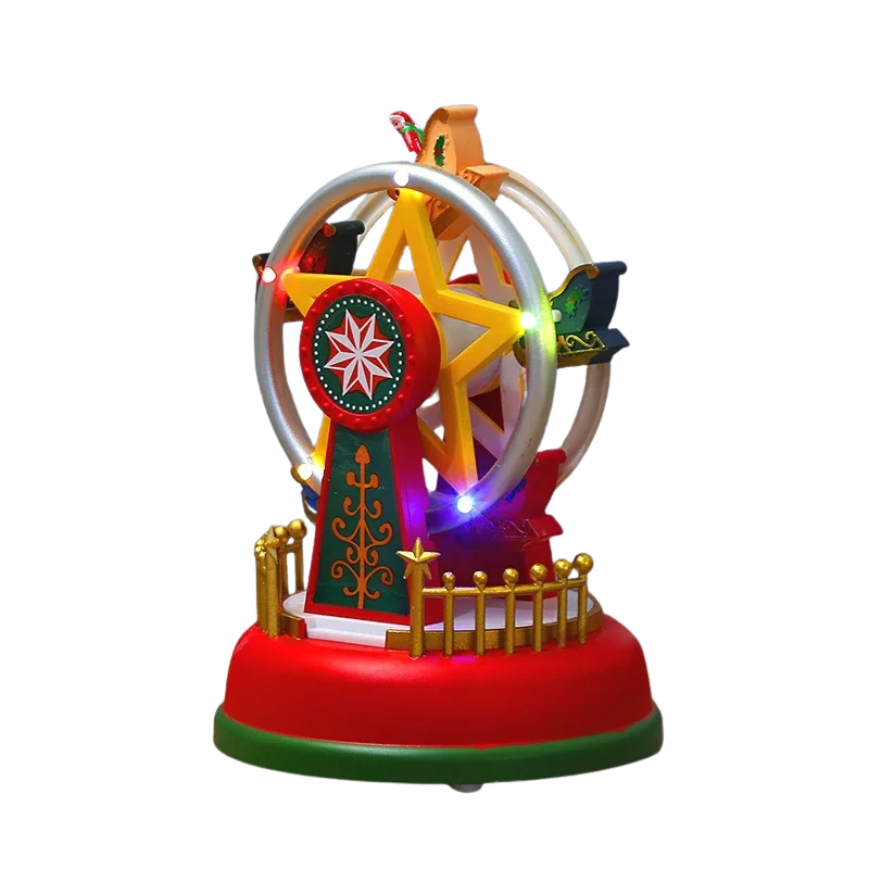 MagicScene Christmas Ferris Wheel - Moving Christmas Decoration with Music