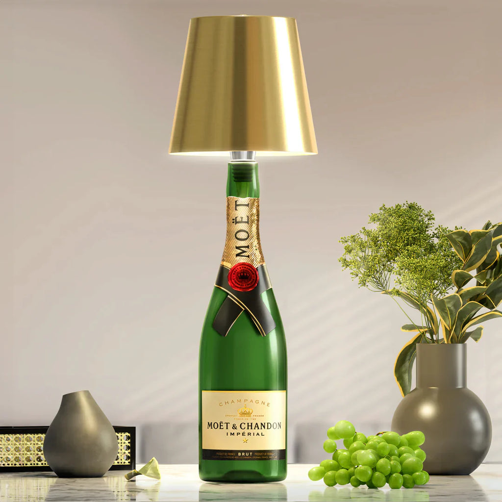 Cordless Bottle Lamp - Rechargeable lamp for bottles