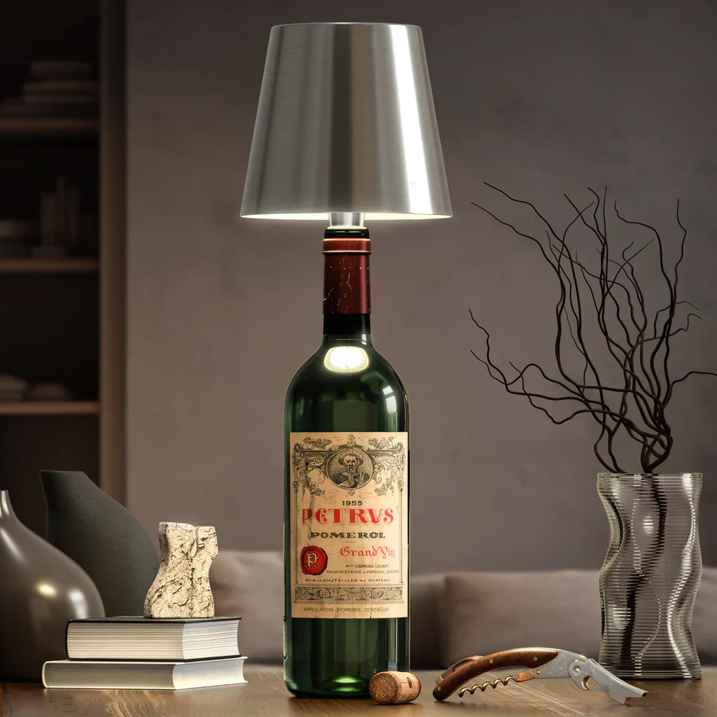 Cordless Bottle Lamp - Rechargeable lamp for bottles
