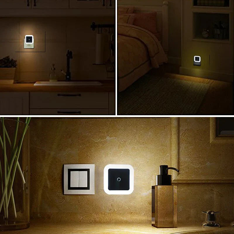 GlowGuard - Set of 2 Night Lights with Sensor