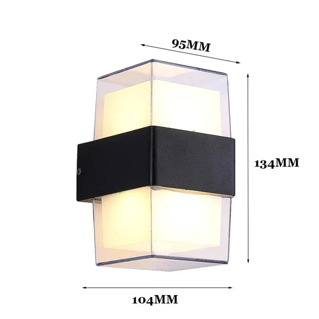 Waterlum Wall Lamp - Waterproof Outdoor Lighting for Garden and Patio