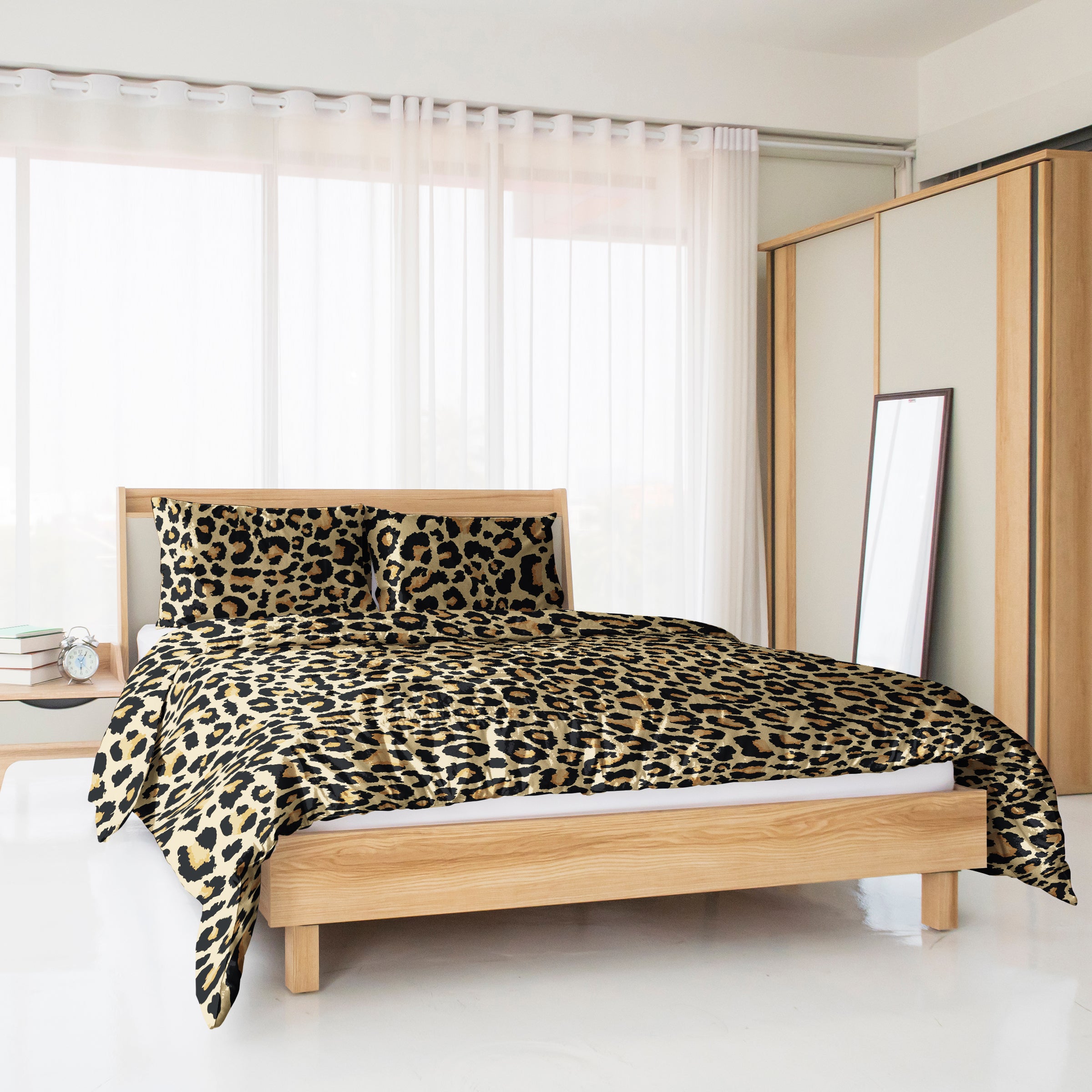 LeopardGlee – Egyptian Cotton Luxury Duvet Cover Set