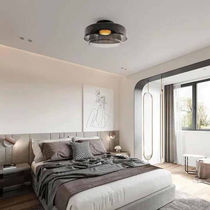 Nordic Designer Glass Lamp – Atmospheric Elegance for Any Space