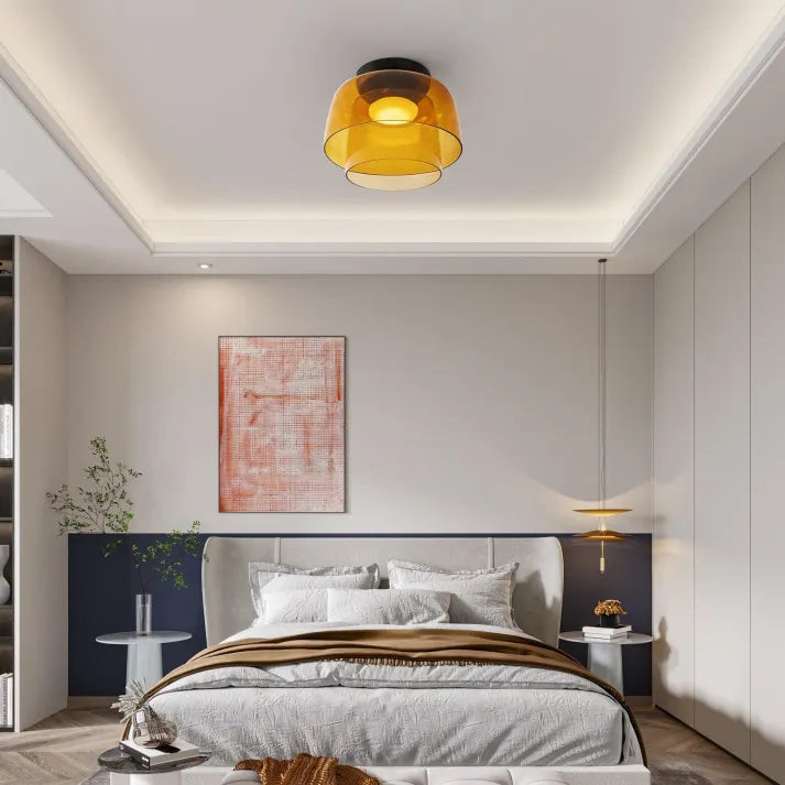 Nordic Designer Glass Lamp – Atmospheric Elegance for Any Space