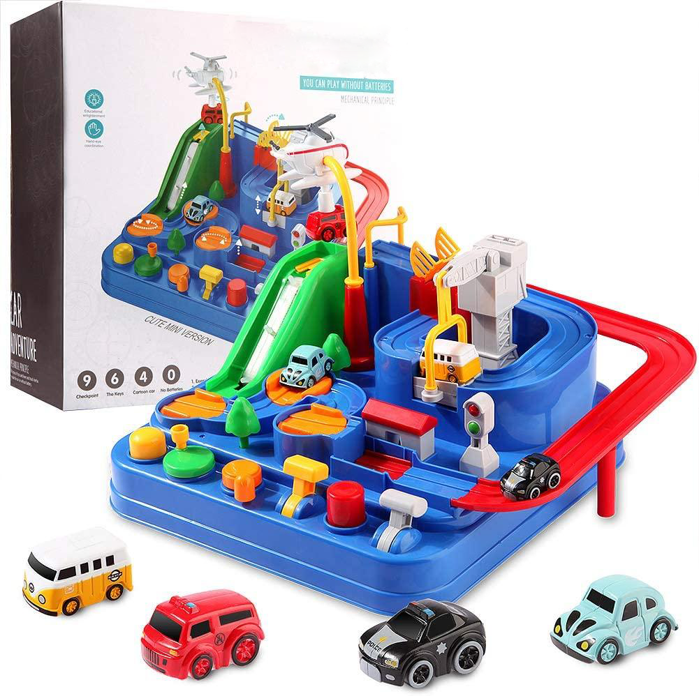 TurboCity - Spectacular Toy Race Track with Curves