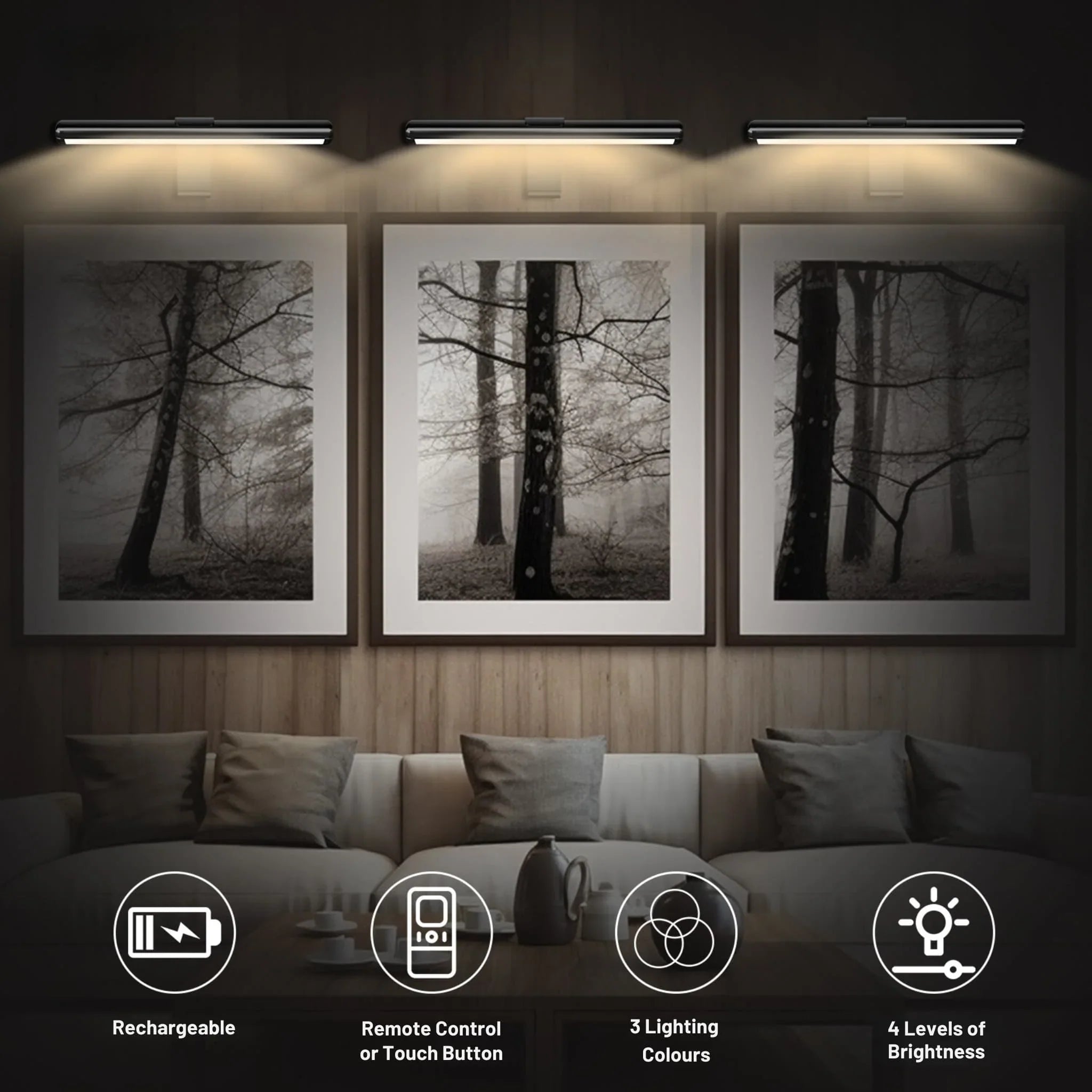 Gallery Light - Wireless Rechargeable Wall Lamp