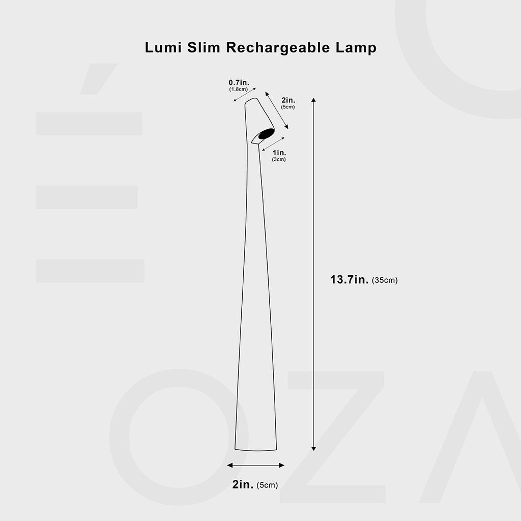 LumiSlim – Rechargeable LED Table Lamp with Style