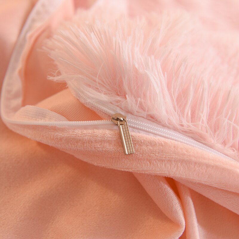 Luxury Plush Duvet Cover with Zipper and Corner Ties