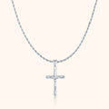 Stylish Men's Necklace with Cross - Salvator Elegance