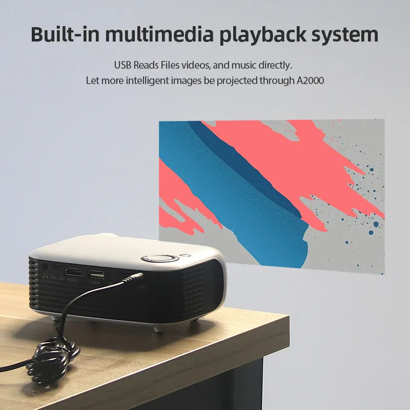 CinemaBeam – Portable Mini Projector for Movies