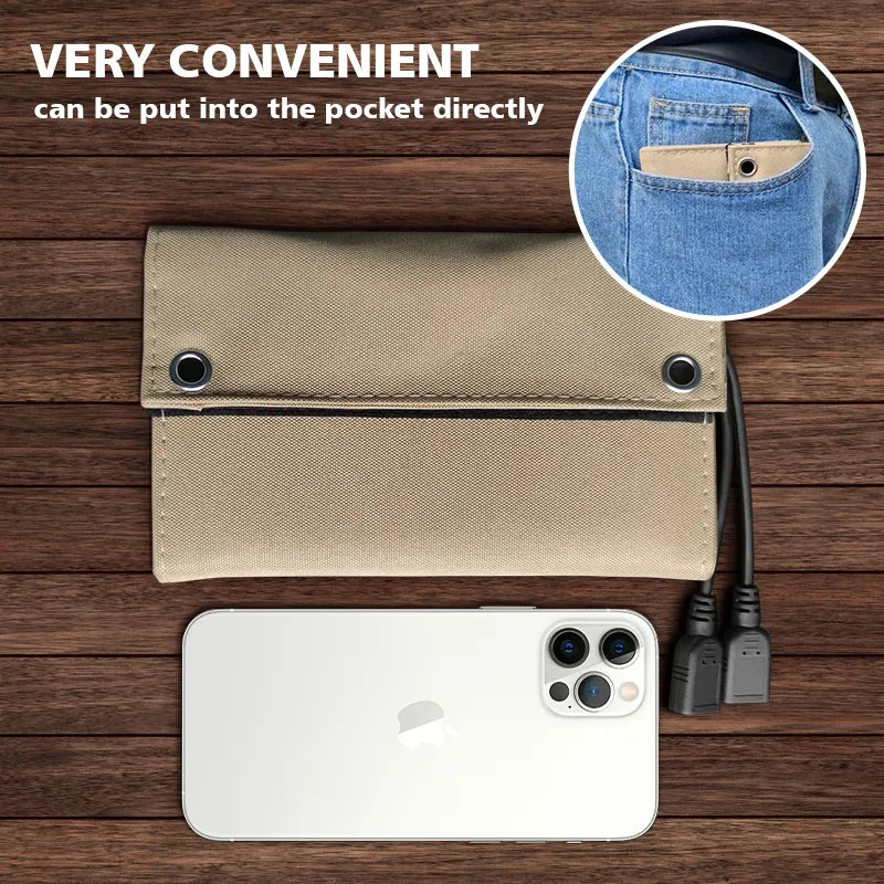 SolarFold Power Bank - Foldable Solar Panel Charger