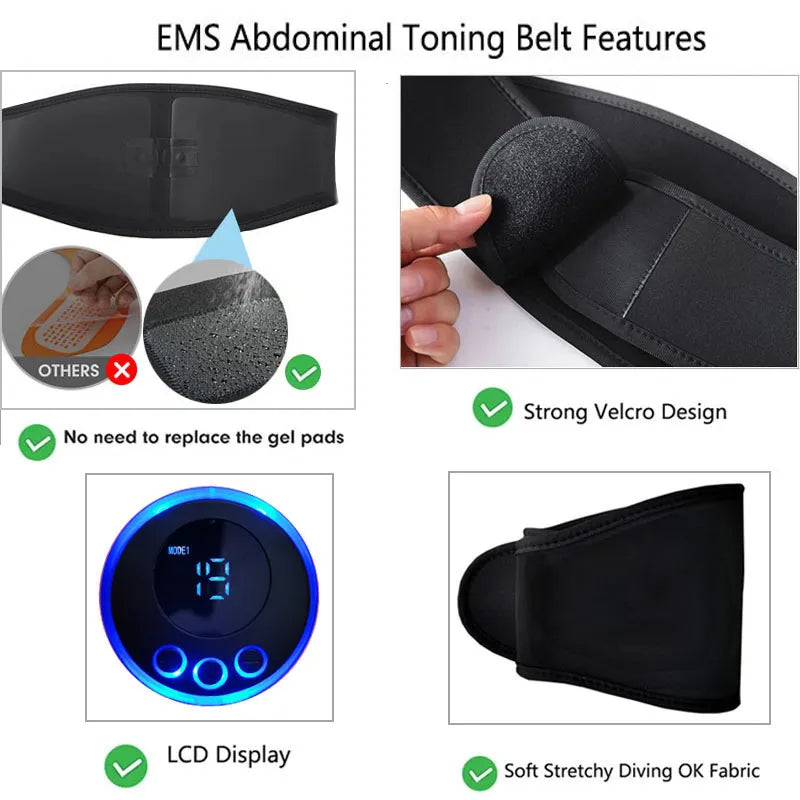 AbsFit - Advanced EMS Abdominal Muscle Trainer