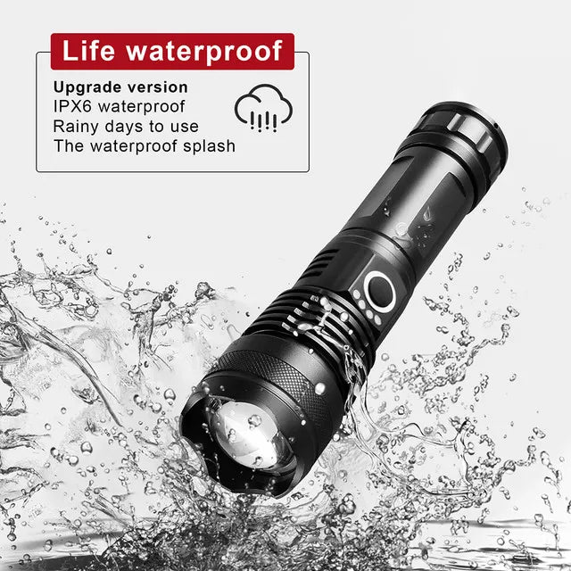 LumiBeam Flashlight - Powerful Rechargeable LED Flashlight