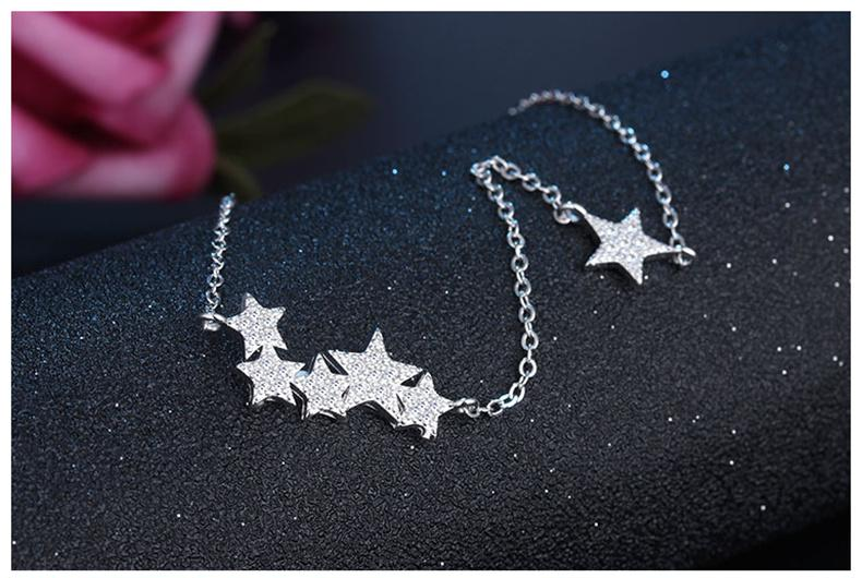StarGleam Necklace - Stylish Silver Star Necklace