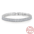 Beautiful Crystal Bracelet Made of High-Quality 925 Sterling Silver