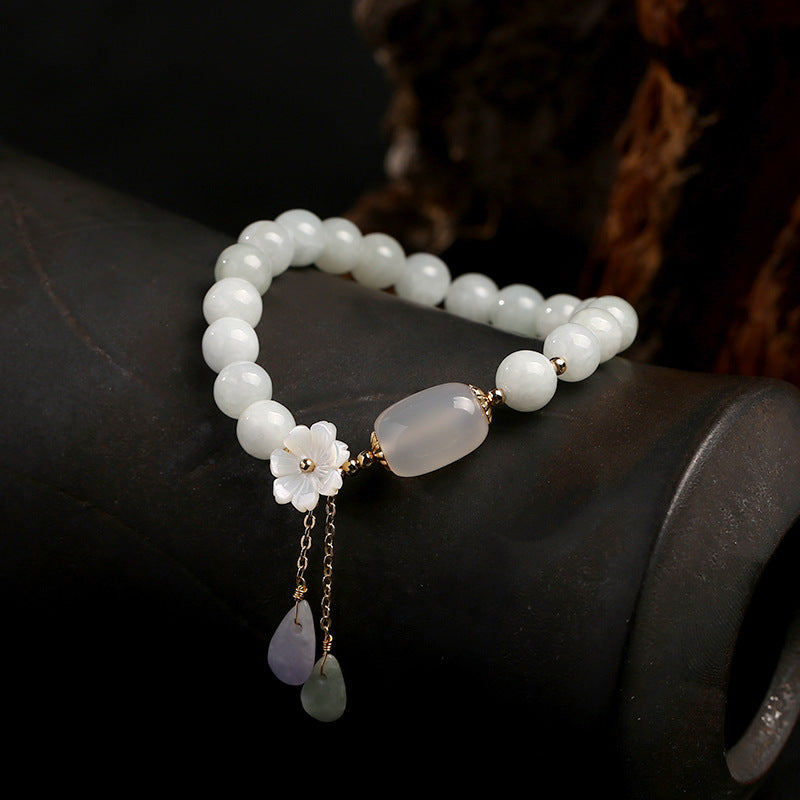 Stylish Lucky Bracelet of Jade and Agate – A Perfect Accessory for Any Moment!