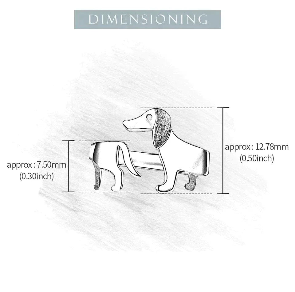 Cute Dachshund Ring - Perfect for Animal Lovers!