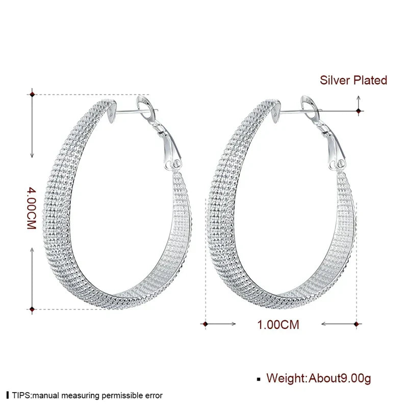 Elegant Silver Earrings from Europe | Perfect for any moment and any occasion!