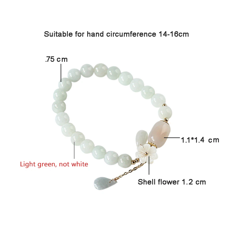 Stylish Lucky Bracelet of Jade and Agate – A Perfect Accessory for Any Moment!