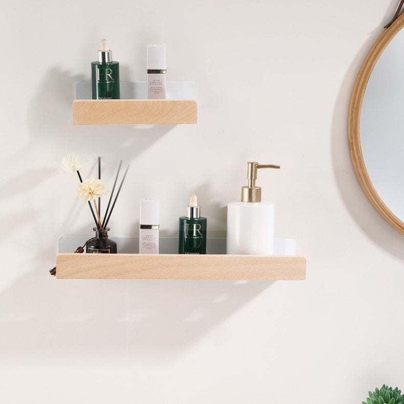 Woodify Wall Shelf - Stylish Shower Rack Without Drilling