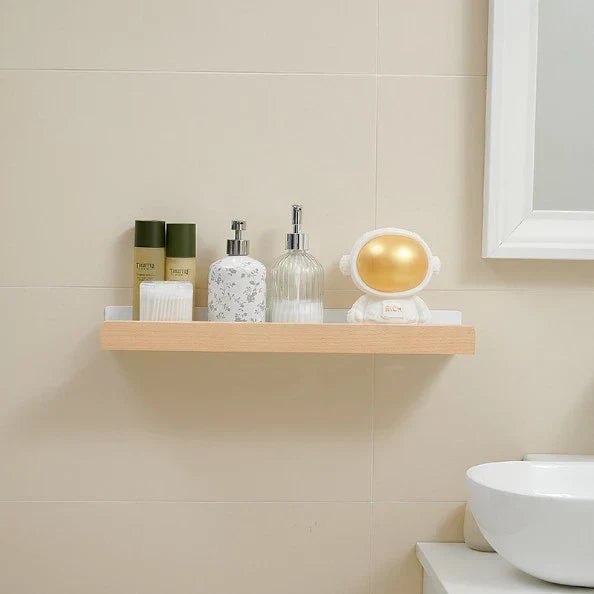 Woodify Wall Shelf - Stylish Shower Rack Without Drilling