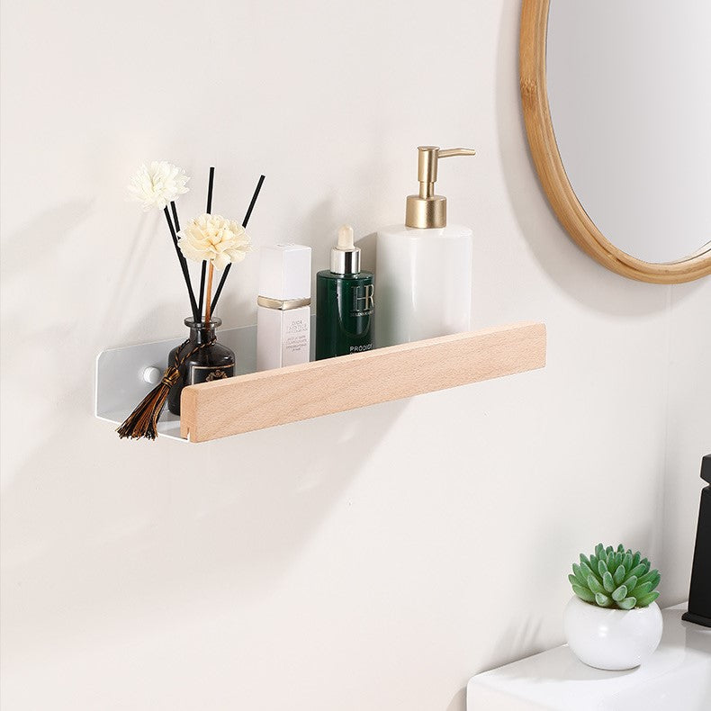 Woodify Wall Shelf - Stylish Shower Rack Without Drilling