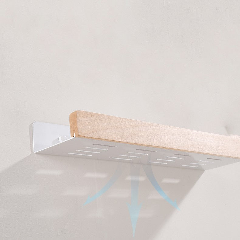 Woodify Wall Shelf - Stylish Shower Rack Without Drilling